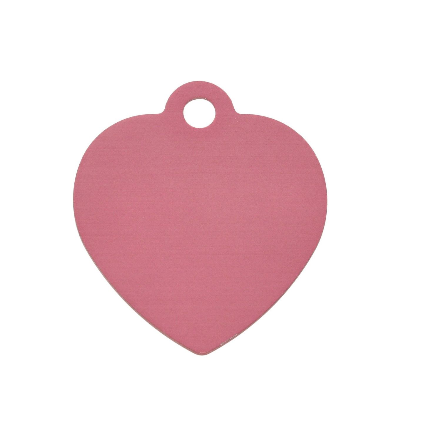 Serce blaszka dla pupila różowa 3,5 cm z miejscem na grawer Serce pink L. Blaszka w formie adresówki, identyfikatora dla psa. Blaszka z miejscem na grawer. Na adresówce możemy wygrawerować np. imię psa i nr telefonu do właścic.jpg